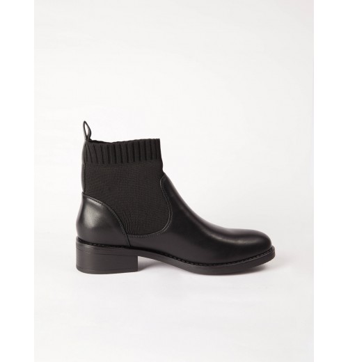 Sock Cuff Detail Chelsea Boot