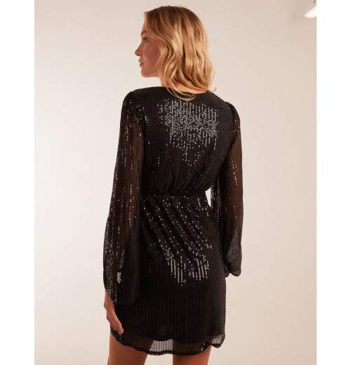 Angel Sleeve Mini Dress