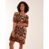 Tribal Print Short Sleeve Dress