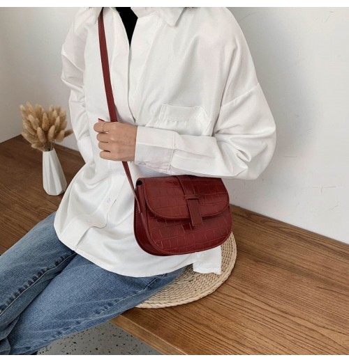 Leather Buckle Bag