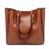 Rectangular Leather Tote Bag