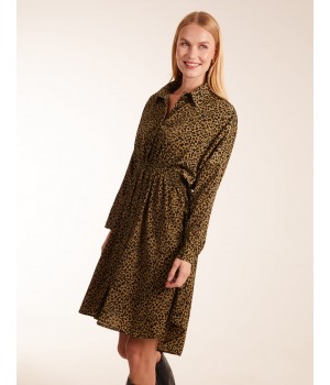 Leopard Shirt Dress