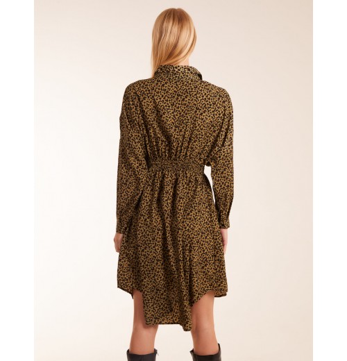 Leopard Shirt Dress