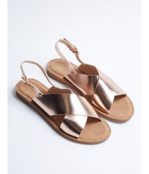 Crossover Strap Sandals